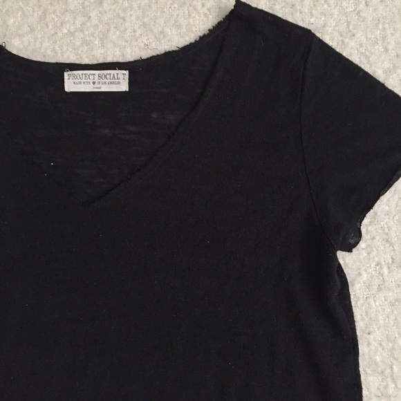 🖤 Urban Outfitters Slouchy Black Tee XS - Picture 5 of 6